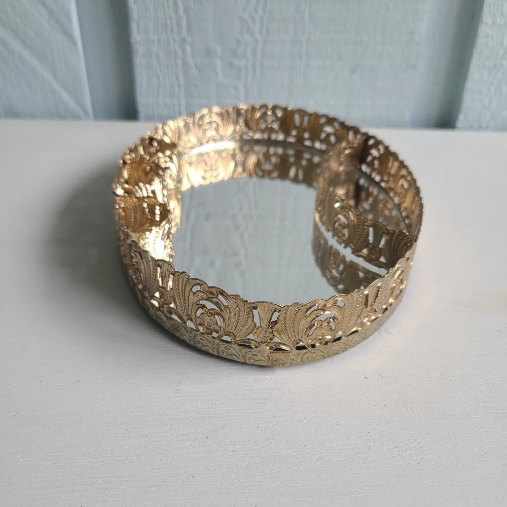Vintage Mid Century Modern Vanity Mirror Tray